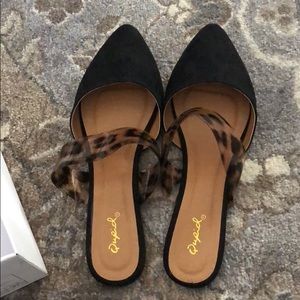 Qupid Black Mules